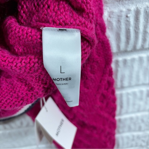 Mother The Mockneck Jumper Crop Sweater Some Bright Someday NWT XS Large - Picture 7 of 9